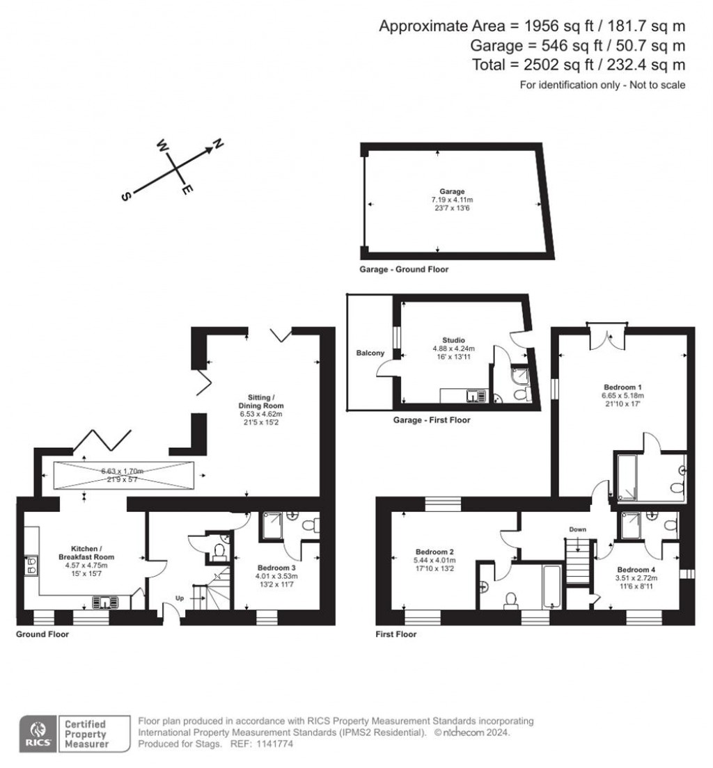 Floorplans For Garrett Street, Cawsand, Torpoint