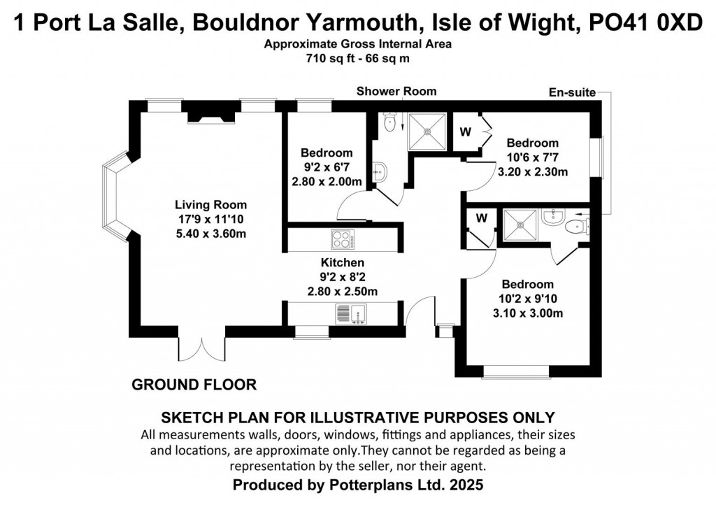Floorplans For Yarmouth, Isle of Wight