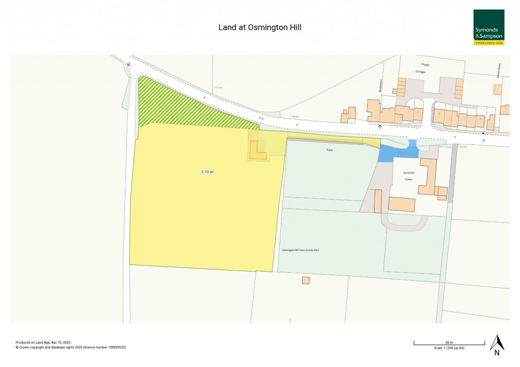 Floorplans For Land & Stables at Osmington Hill, Osmington, Weymouth