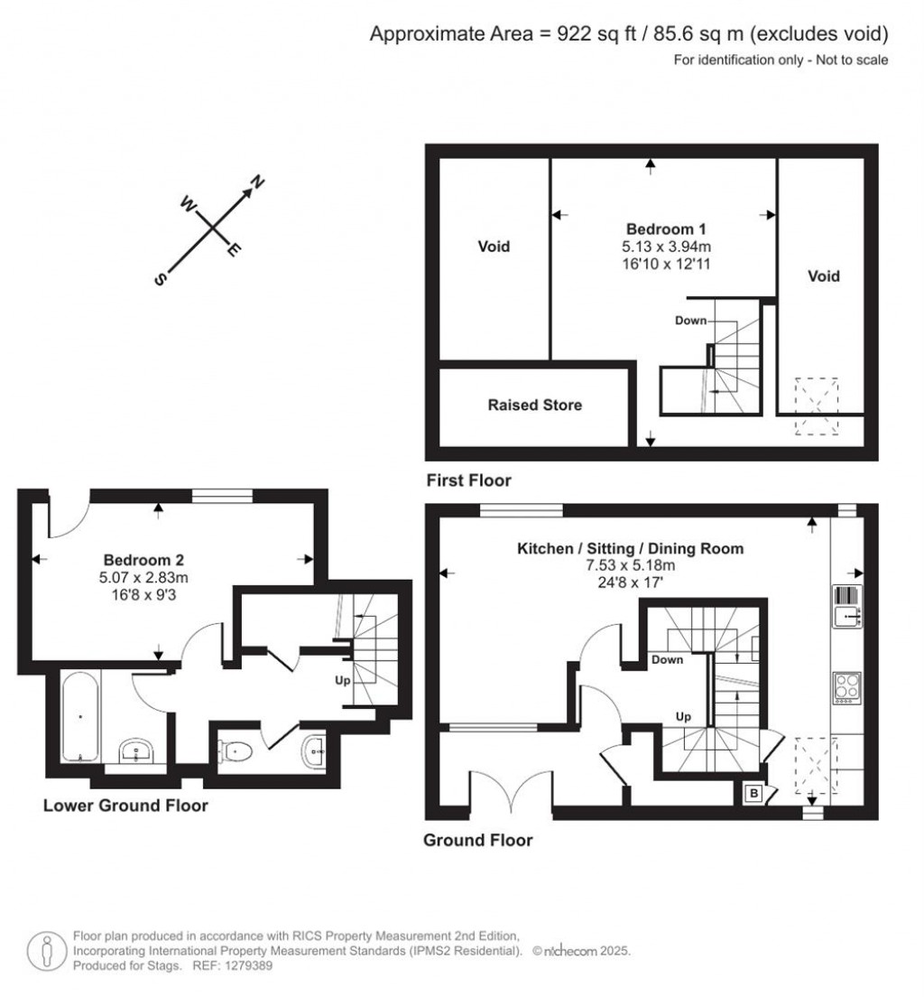 Floorplans For Higher Compton Barton, Marldon, Paignton