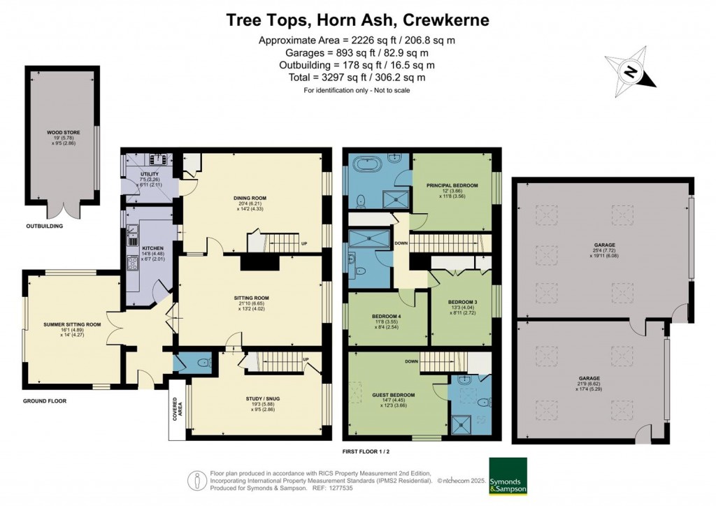 Floorplans For Horn Ash, Crewkerne, Dorset