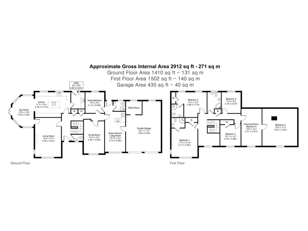 Floorplans For Oak Lane, Littleport, Ely