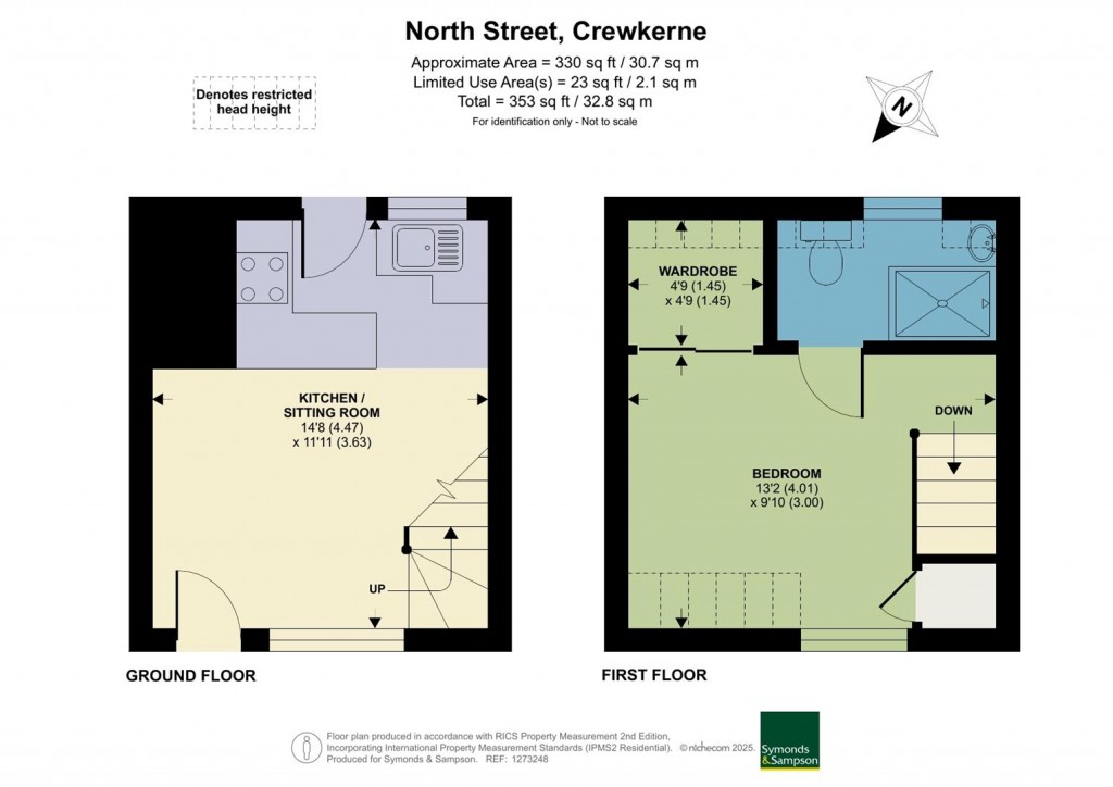 Floorplans For North Street, Crewkerne