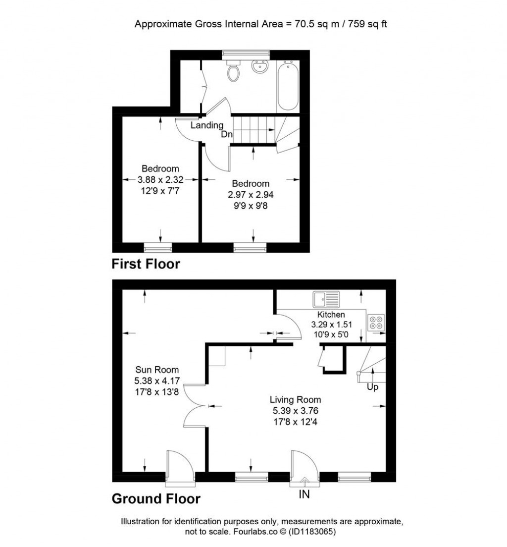 Floorplans For Porthallow, St. Keverne, Helston