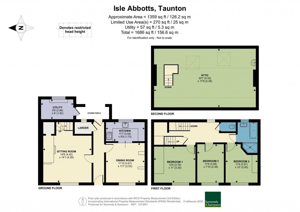 Floorplans For Isle Abbotts, Taunton
