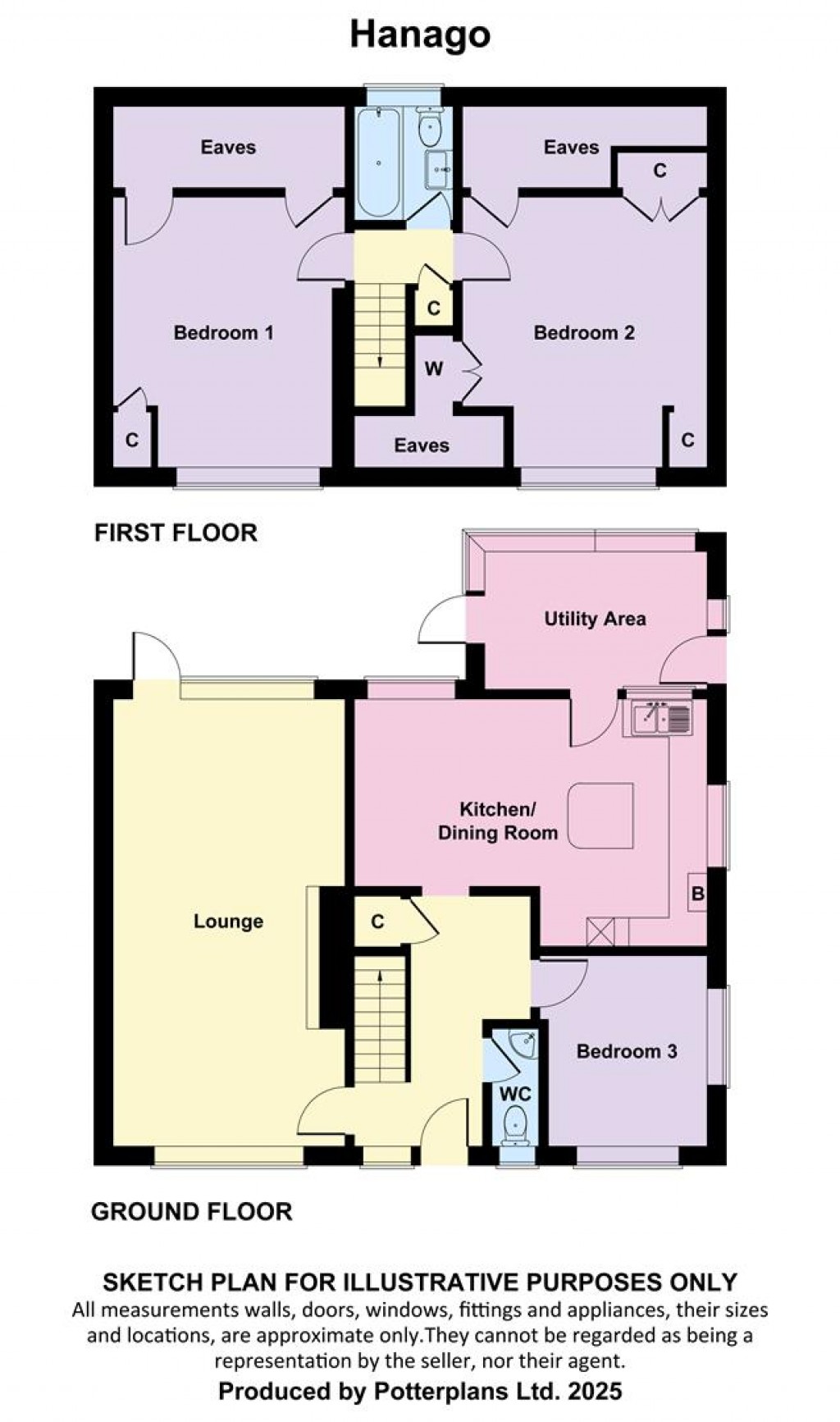 Floorplans For Norton Green, Isle of Wight
