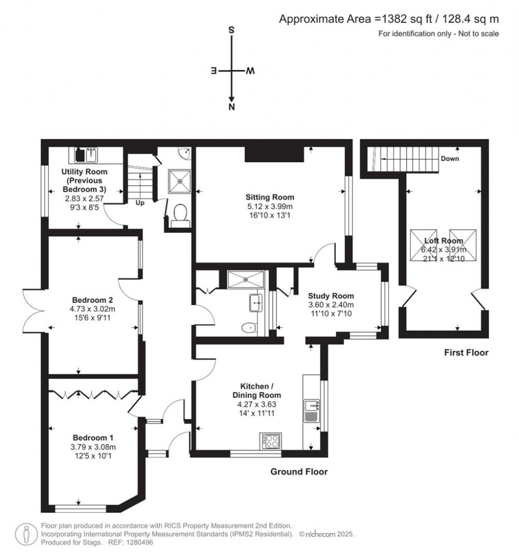 Floorplans For Scotts Close, Churchstow, Kingsbridge