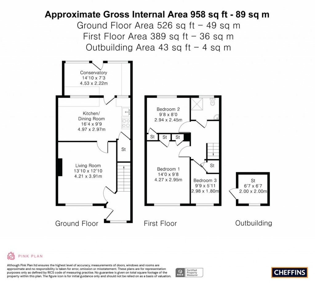 Floorplans For Dunstan Street, Ely