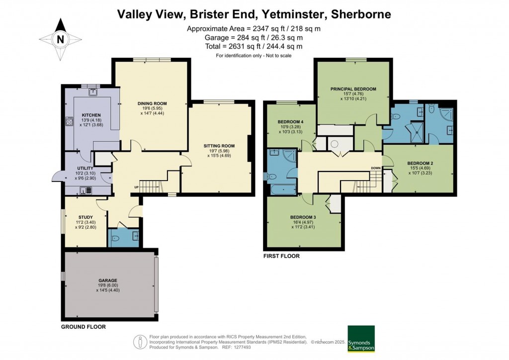 Floorplans For Brister End, Yetminster, Sherborne