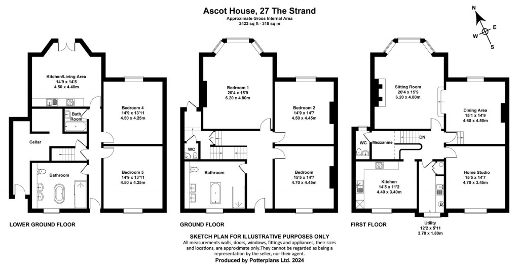Floorplans For Ryde, Isle of Wight
