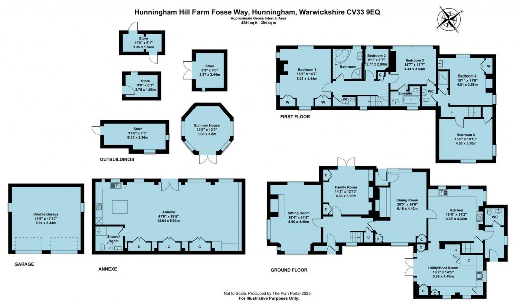 Floorplans For Fosse Way, Hunningham, Leamington Spa, CV33