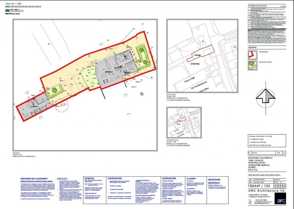 Floorplans For Hinton St Mary, Sturminster Newton
