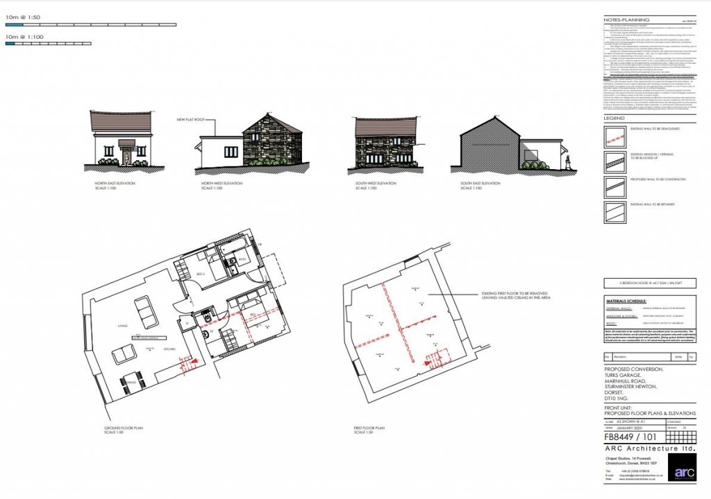 Floorplans For Hinton St Mary, Sturminster Newton
