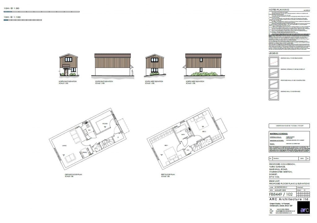 Floorplans For Hinton St Mary, Sturminster Newton