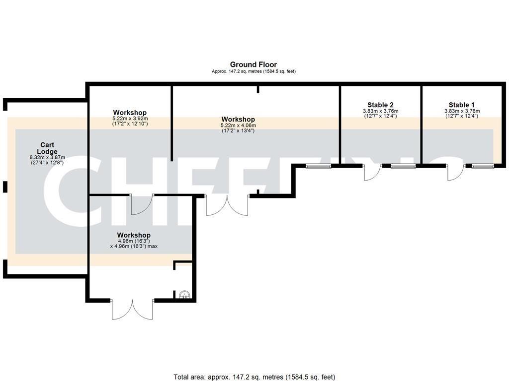 Floorplans For Mepal Road, Witcham, Ely