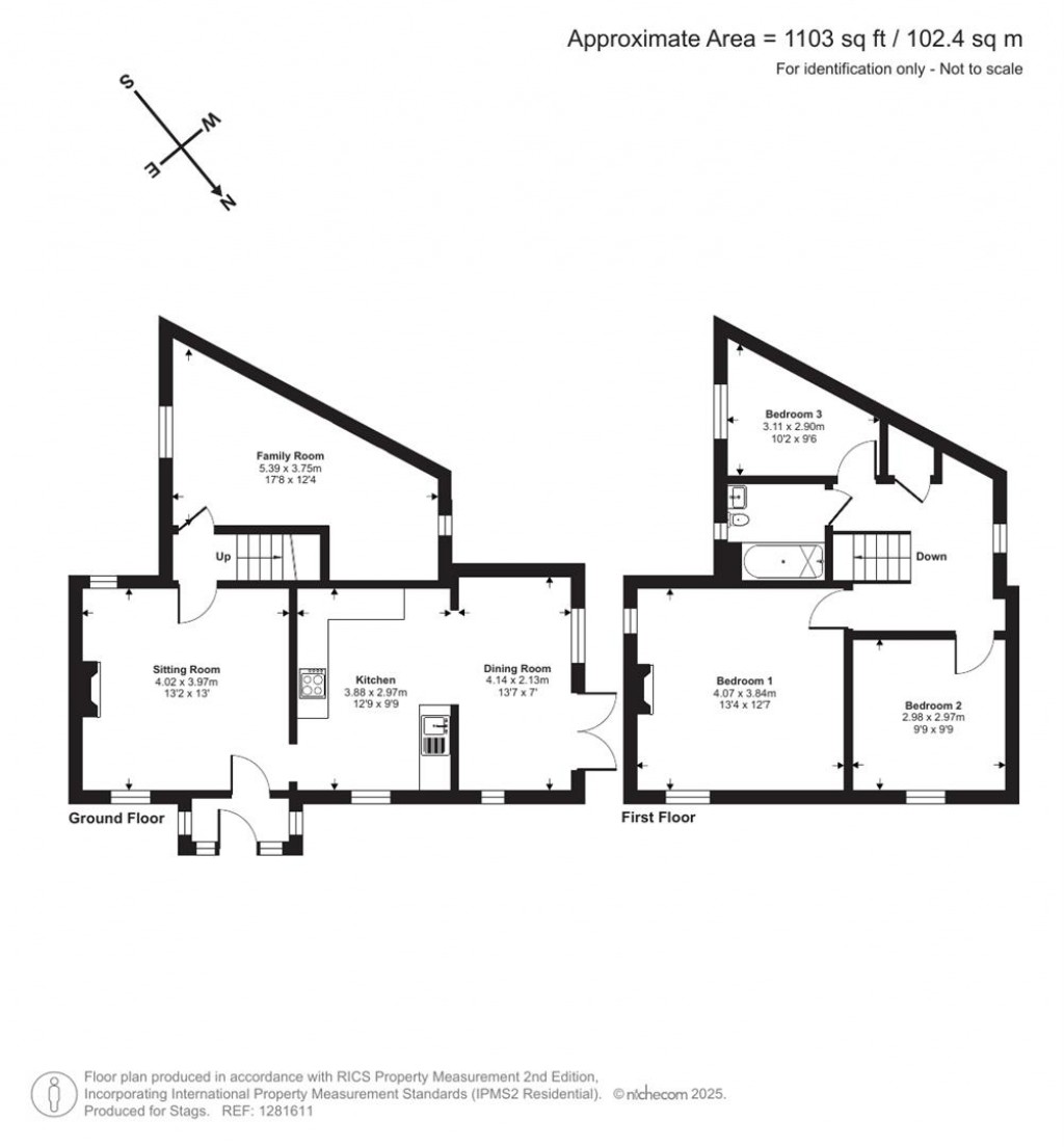Floorplans For Chard Street, Thorncombe, Chard