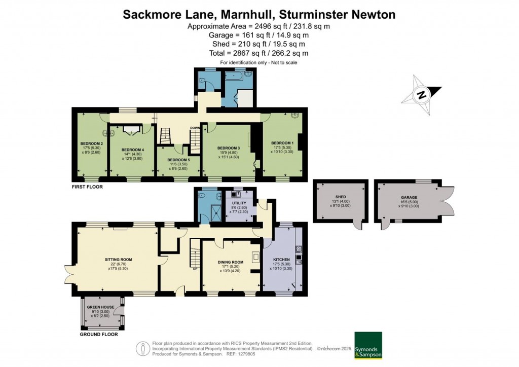Floorplans For Sackmore Lane, Marnhull, Sturminster Newton