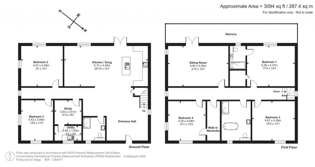 Floorplans For Tregurrian, Newquay
