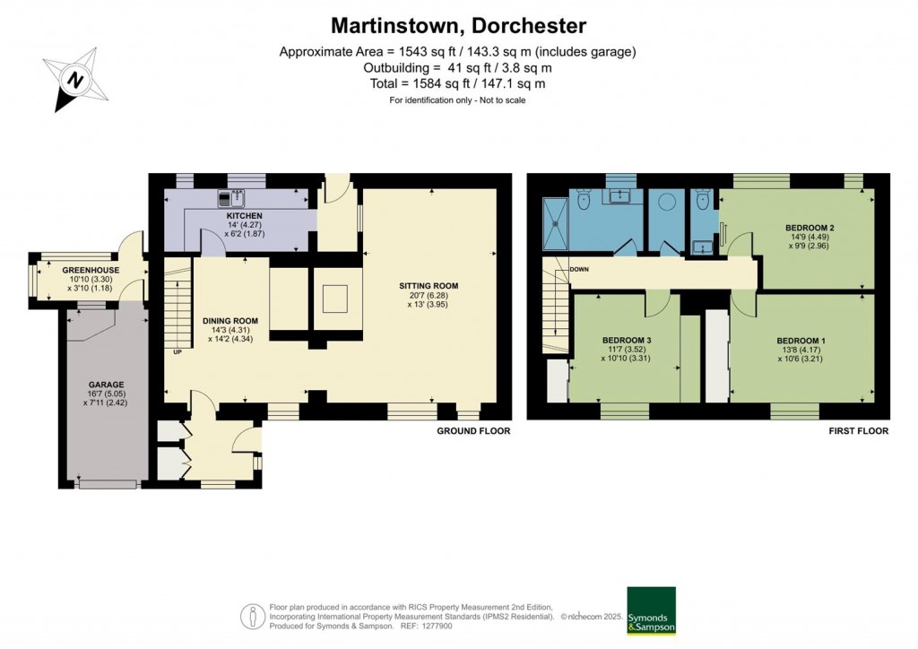 Floorplans For Martinstown, Dorchester, Dorset