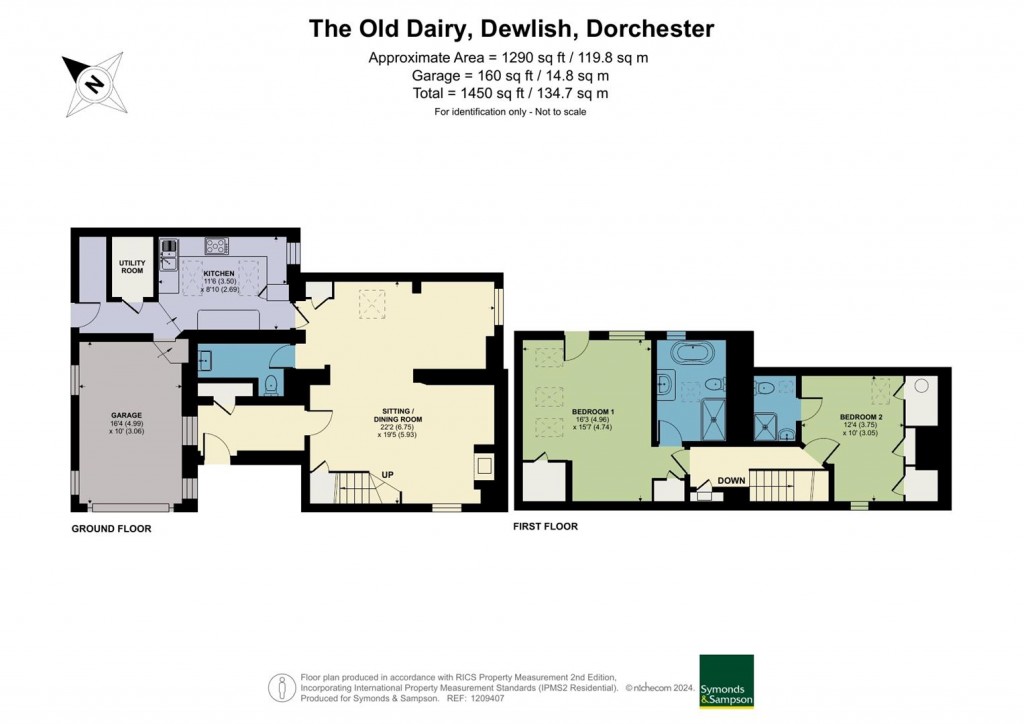 Floorplans For Dewlish, Dorchester
