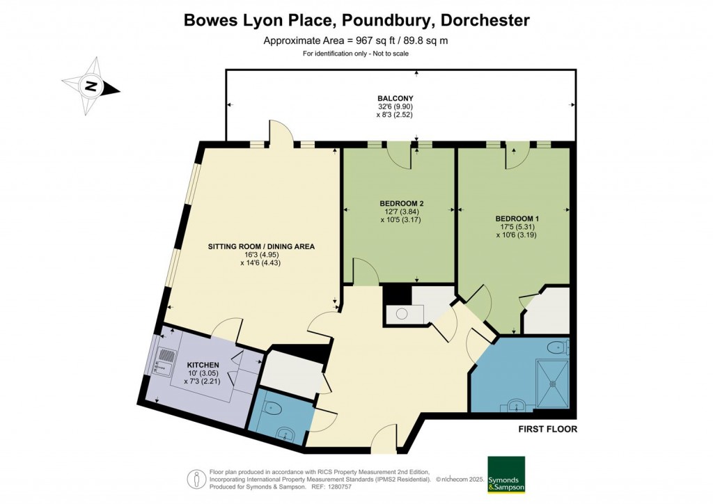 Floorplans For Bowes Lyon Place, Poundbury, Dorchester