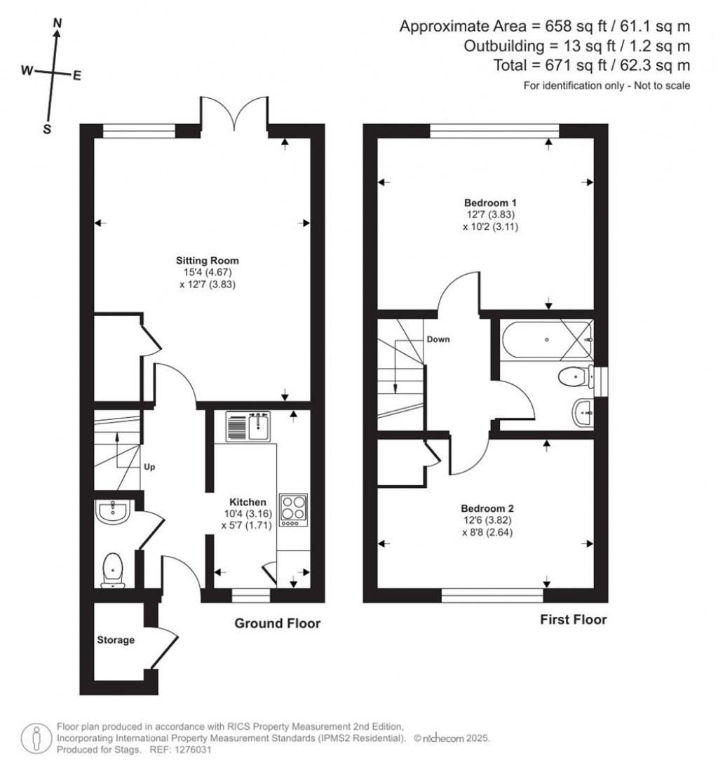 Floorplans For Gerbera Way, Cullompton