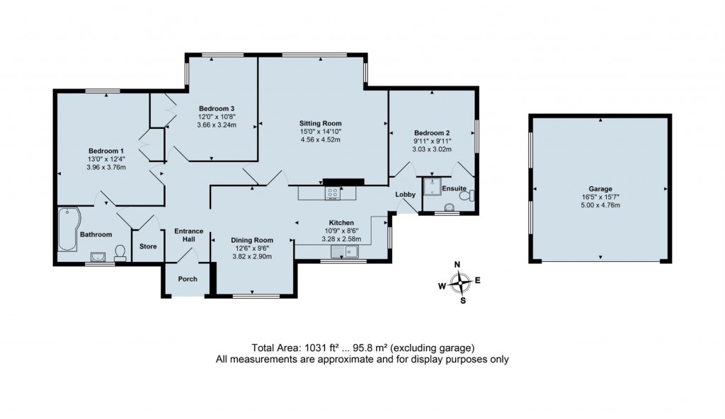 Floorplans For Church Close, Blackfordby, DE11
