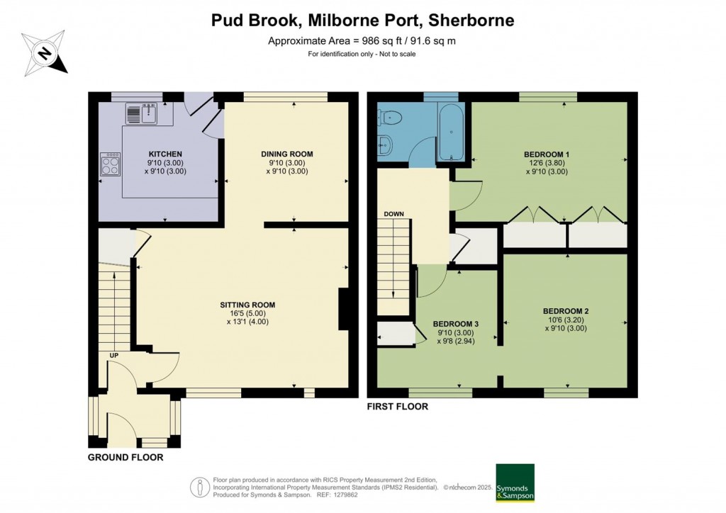 Floorplans For Pud Brook, Milborne Port, Somerset