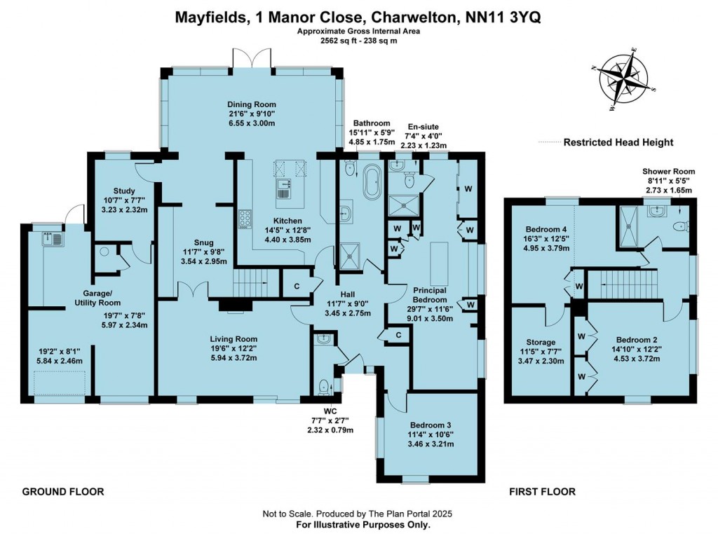 Floorplans For Manor Close, Charwelton, Daventry, NN11