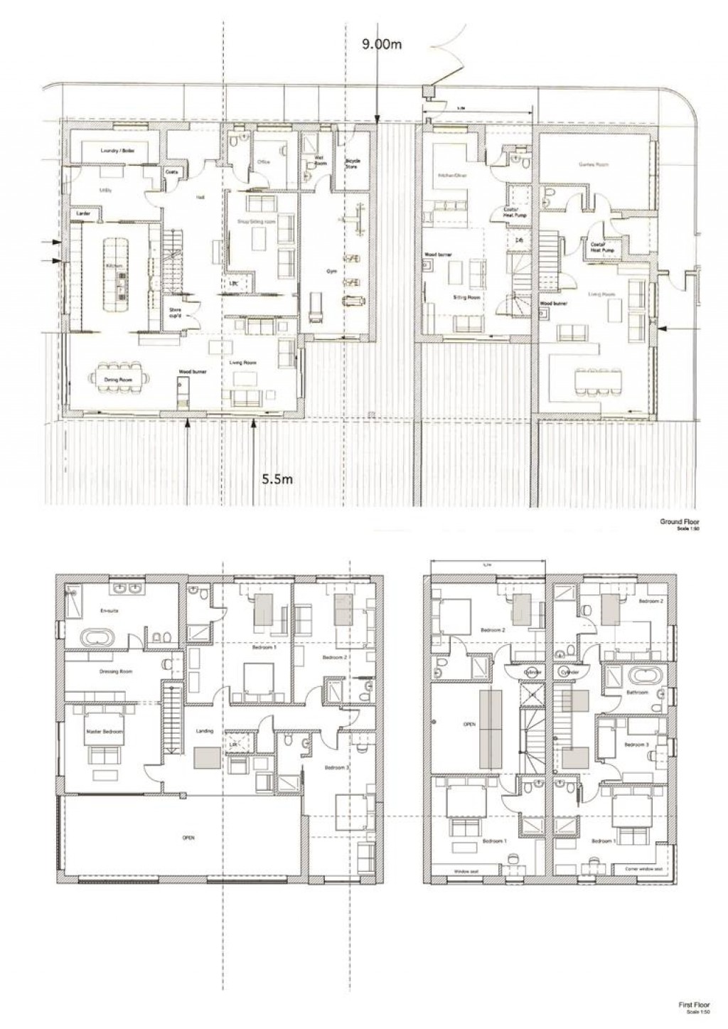 Floorplans For Lower Park Road, Braunton