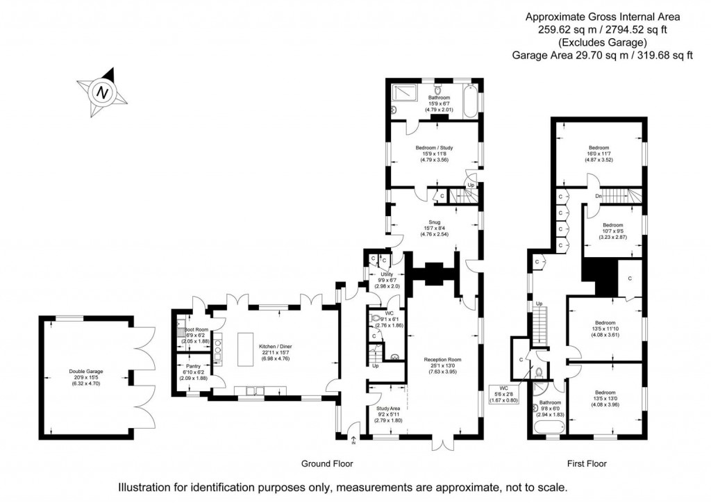 Floorplans For Ugley Green, Bishop's Stortford