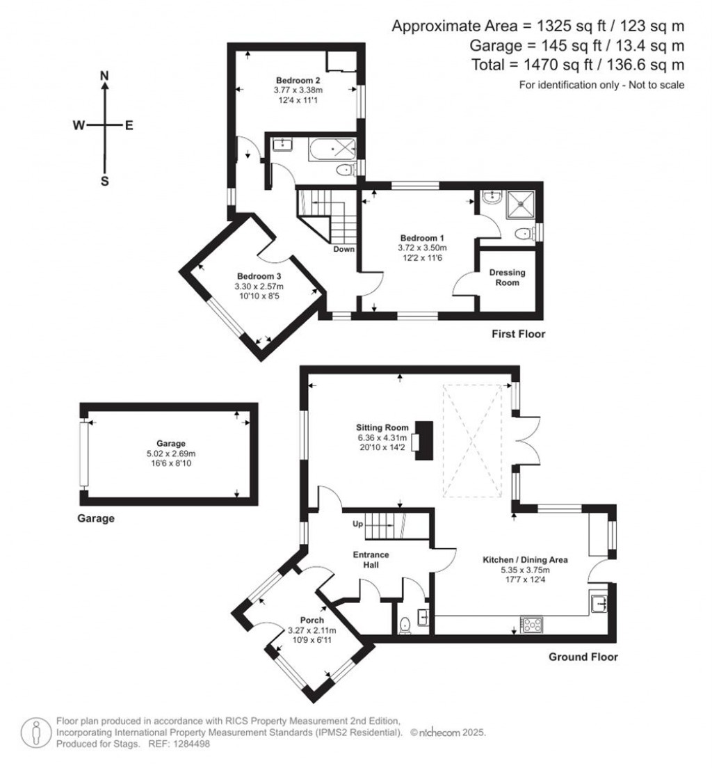 Floorplans For Chantry Street, Netherbury, Bridport