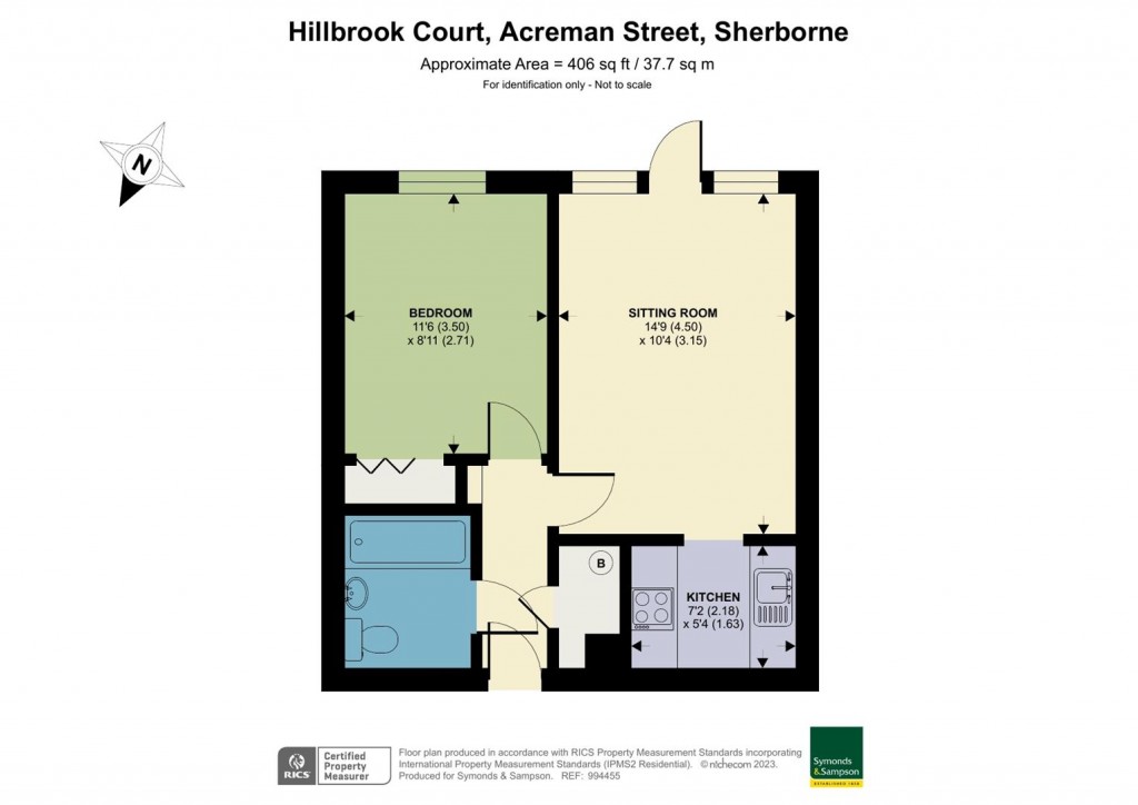 Floorplans For Hillbrook Court, Acreman Street, Sherborne