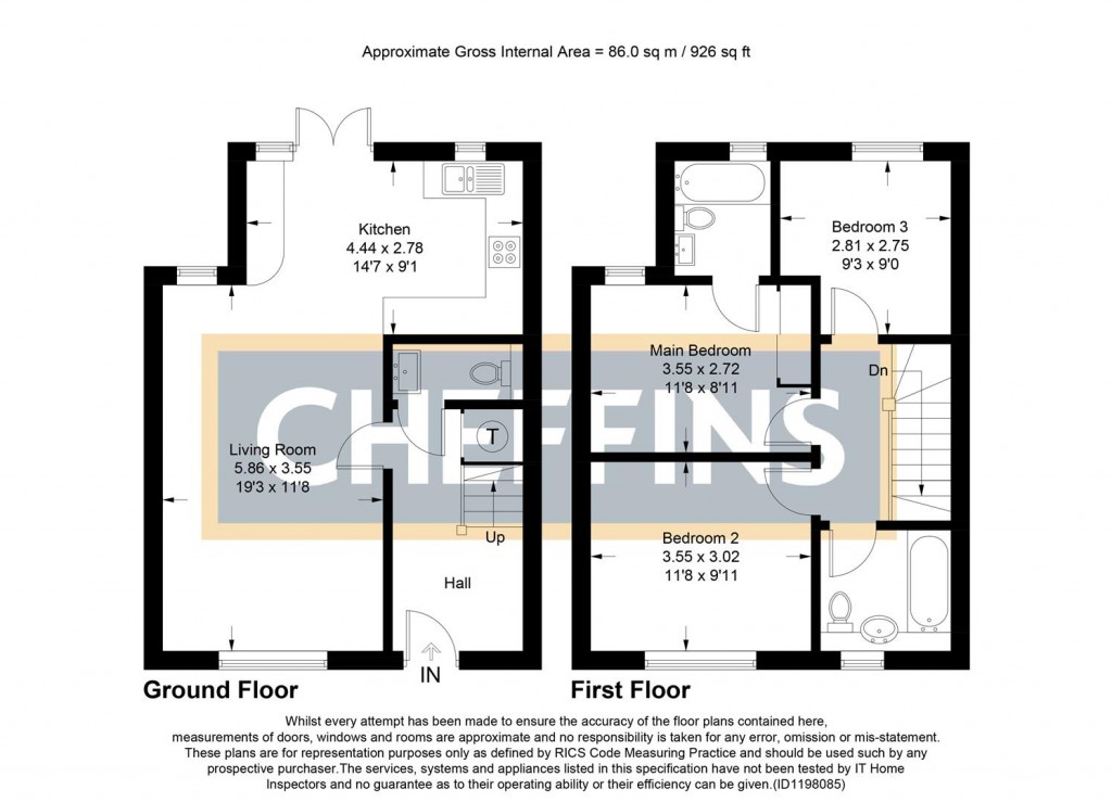 Floorplans For Dockey Court, Stretham, Ely