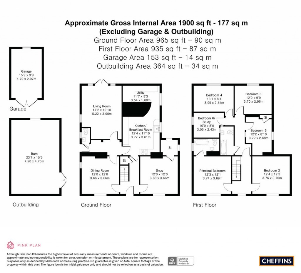 Floorplans For High Street, Orwell