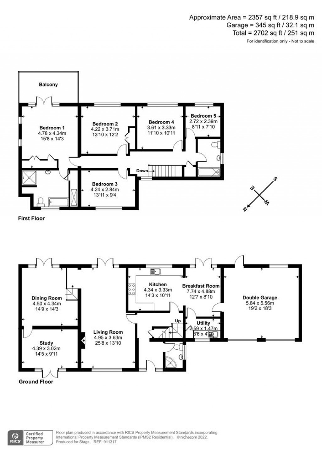Floorplans For Maer Lane, Exmouth