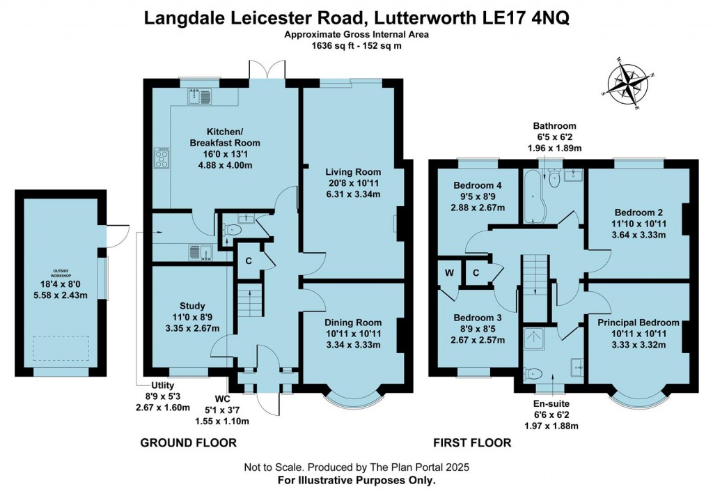 Floorplans For Leicester Road, Lutterworth, LE17