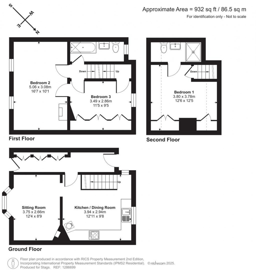 Floorplans For Church Street, Beaminster