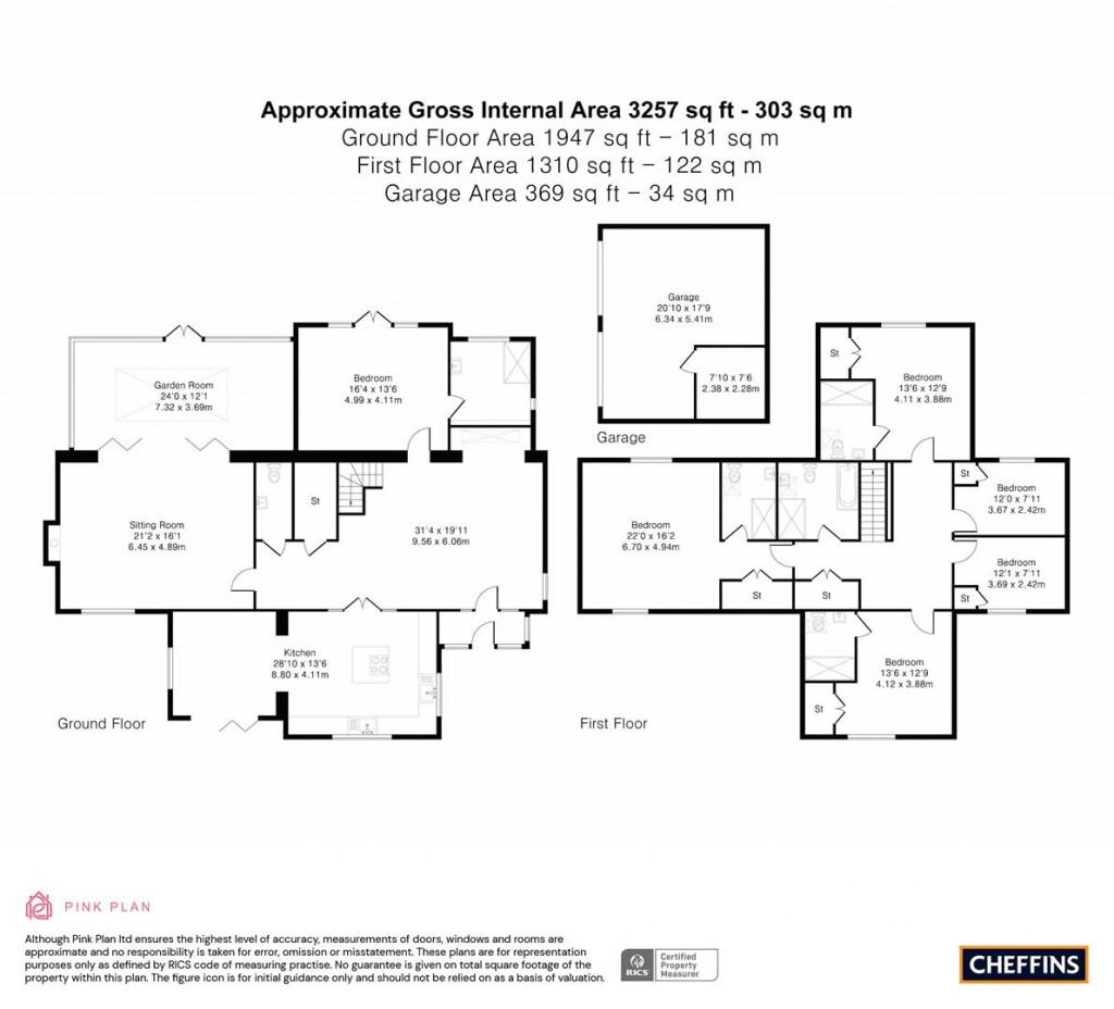 Floorplans For Homefield, Westley Waterless, Newmarket
