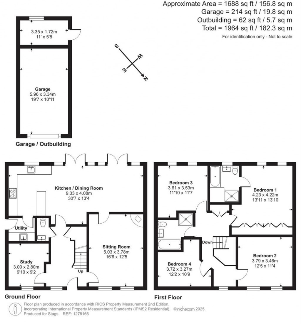 Floorplans For Gerway Close, Ottery St. Mary
