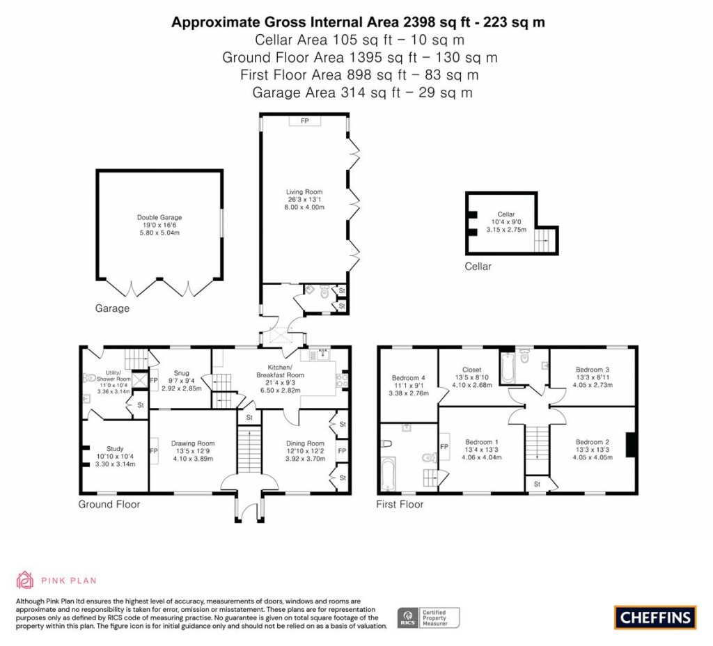 Floorplans For Haywood Lane, Therfield