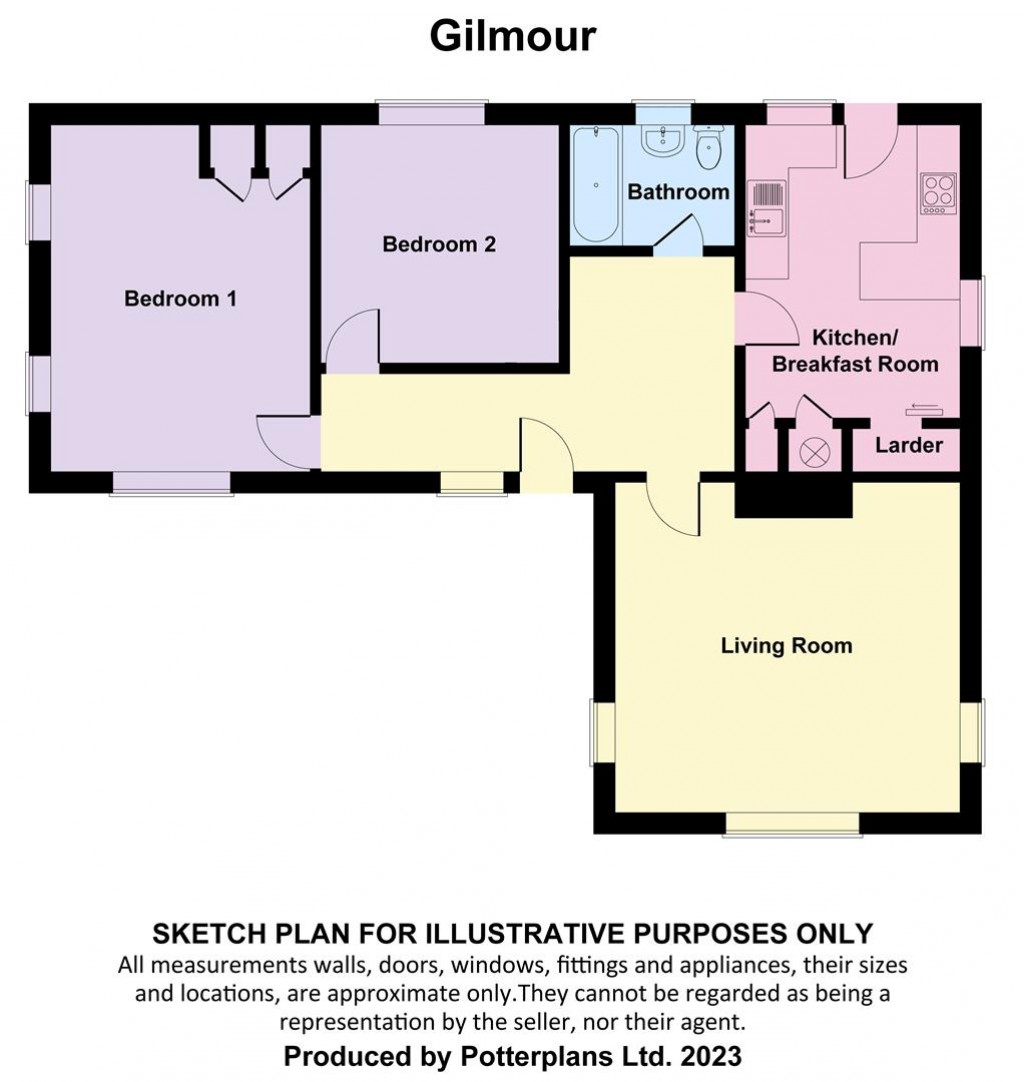 Floorplans For Totland Bay, Isle of Wigt