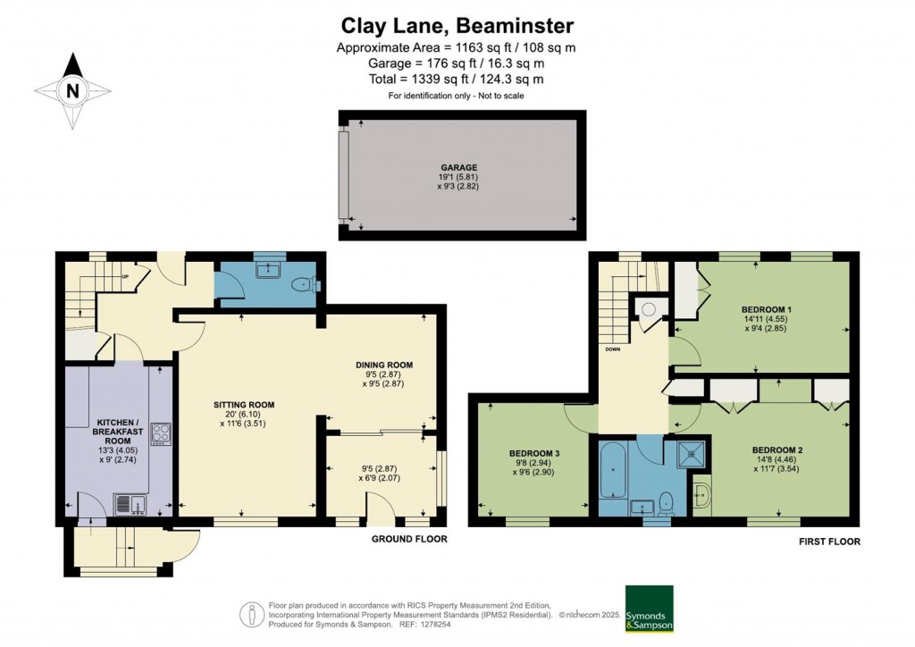 Floorplans For Clay Lane, Beaminster