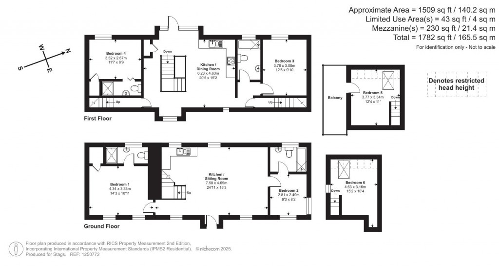 Floorplans For Hele Bay/Berrynarbor