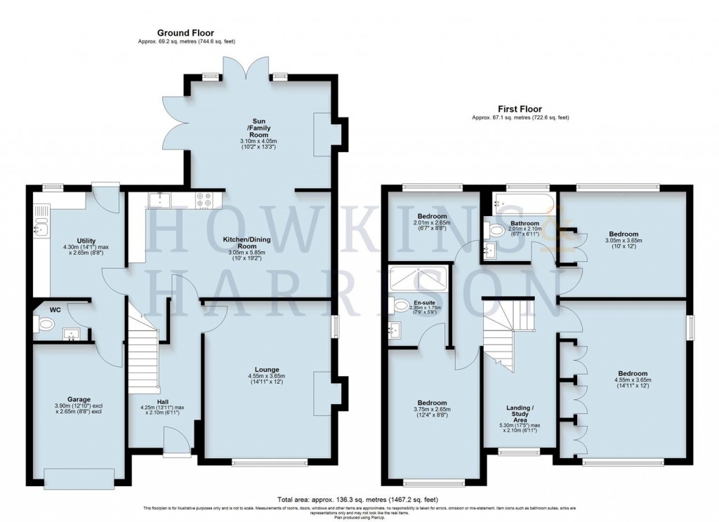 Floorplans For Repton Road, Hartshorne, DE11