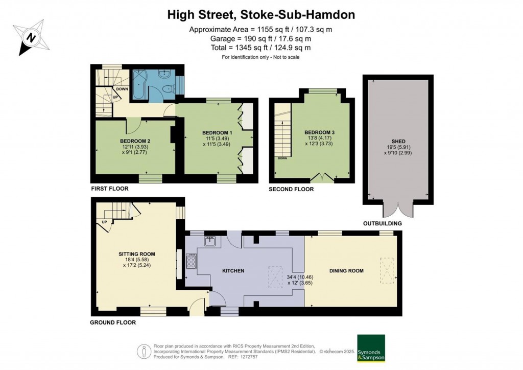 Floorplans For High Street, Stoke-Sub-Hamdon