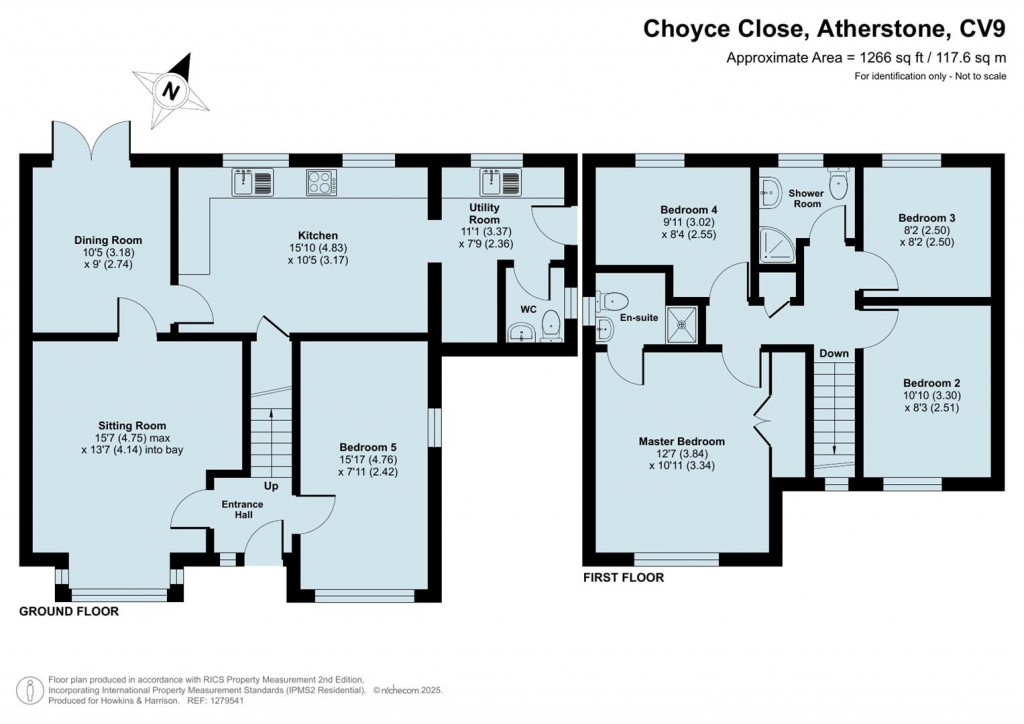 Floorplans For Choyce Close, Atherstone
