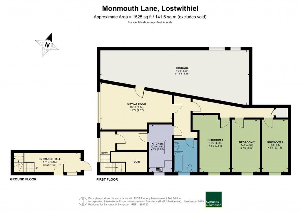 Floorplans For Monmouth Lane, Lostwithiel