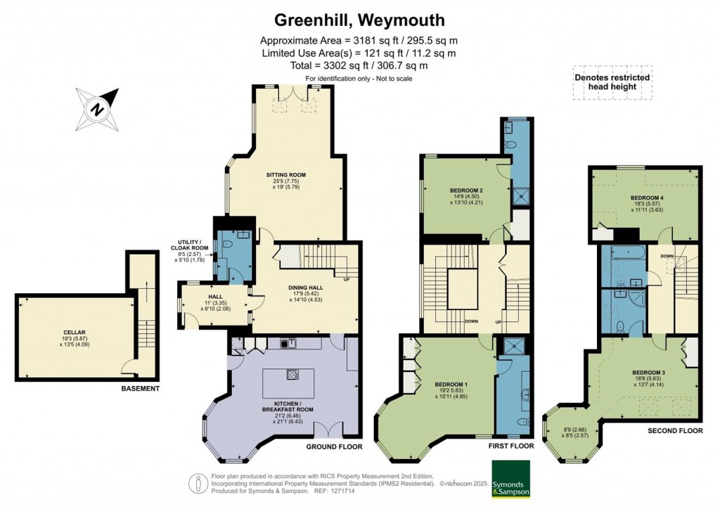 Floorplans For Greenhill, Weymouth