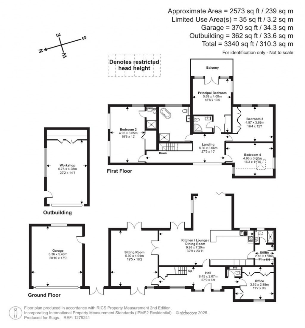 Floorplans For Saltmoor, Burrowbridge